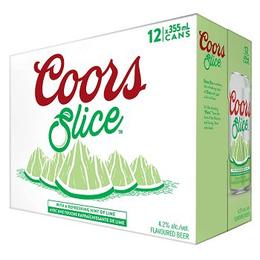 COORS SLICE LIME 12C