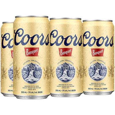 COORS BANQUET 6 CAN